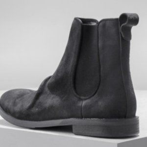 High top Leather Suede Boots